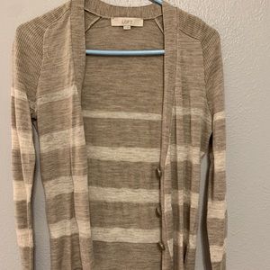 Lightweight Striped Cardigan